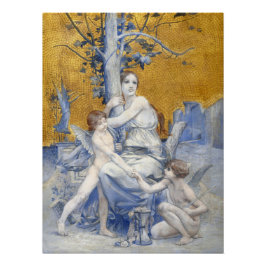 Allegorie van de tijd (1896) door Luc-Olivier Mers Perfect Poster