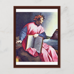 Allegorisch portret van Dante Briefkaart