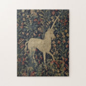 Allegorische "Millefleurs" Bosbouw met dieren Legpuzzel (Verticaal)