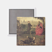 Allegory, c.1485-90 (olie op het paneel) magneet (Voorkant / Achterkant)