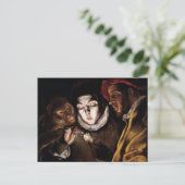 Allegory met Boy Lighting Candle van El Greco Briefkaart (Staand voorkant)