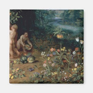 Allegory of Abundance, detail Magneet