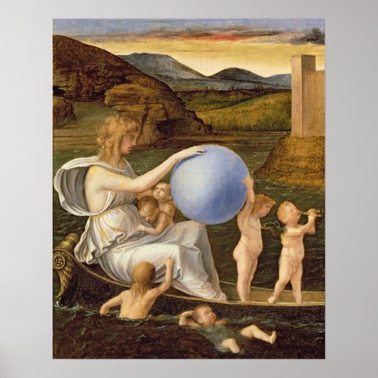 Allegory of Changing Fortune, of Melancholy (olie  Poster (Voorkant)