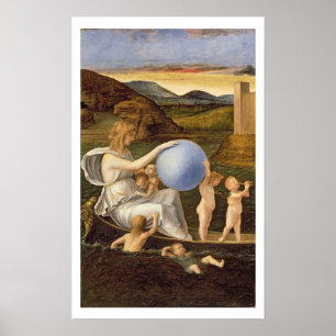 Allegory of Changing Fortune, of Melancholy (olie  Poster