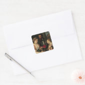 Allegory of Married Life Vierkante Sticker (Envelop)