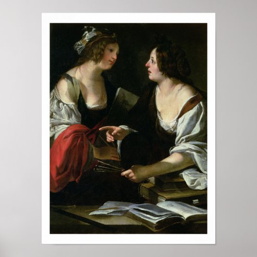 Allegory of Painting and Architecture, c.1620 (aar Poster (Voorkant)