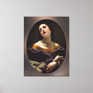 Allegory of Patience van Carlo Dolci Canvas Afdruk