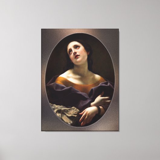 Allegory of Patience van Carlo Dolci Canvas Afdruk (Voorkant)