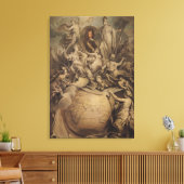 Allegory of Philippe II Duke of Orleans, 1718 Canvas Afdruk (Insitu (Woonkamer))