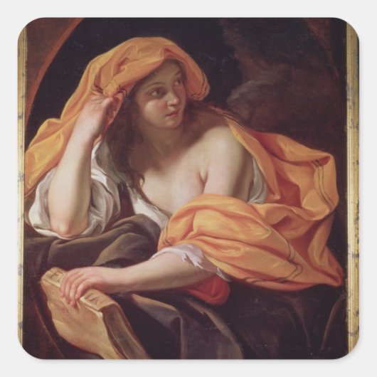 Allegory of Philosophy Vierkante Sticker (Voorkant)