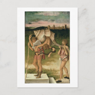 Allegory of Wisdom (olie op het paneel) Briefkaart