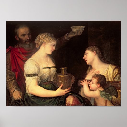 Allegory van het gehuwde leven poster (Voorkant)