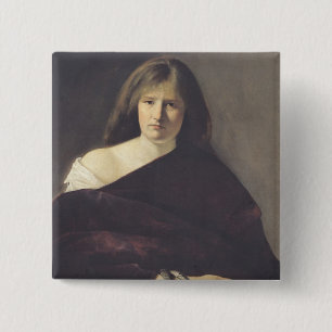 Allegory van Syllogisme Vierkante Button 5,1 Cm