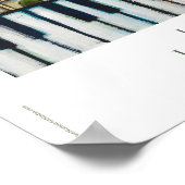 Alleluia poster musical pour classe ou choeur (Coin)