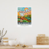 Alleluia poster musical pour classe ou choeur (Cuisine)
