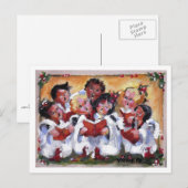 "Alléluia" une carte postale très spéciale de Noël (Devant / Derrière)