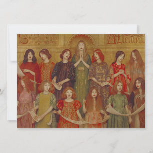 Alleluia (van Thomas Cooper Gotch) Kaart