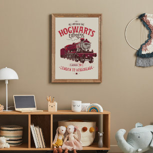 Allemaal aan boord van de Hogwarts Express Poster