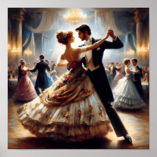 allemaal dansende danser dans poster