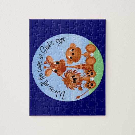 Allemaal dezelfde puzzel legpuzzel (Verticaal)