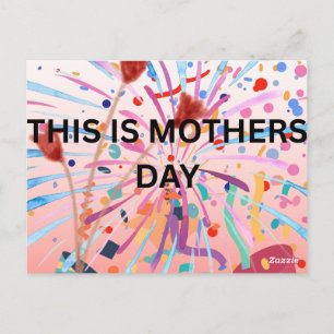 ALLEMAAL EEN GELUKKIGE MOEDERDAG BRIEFKAART