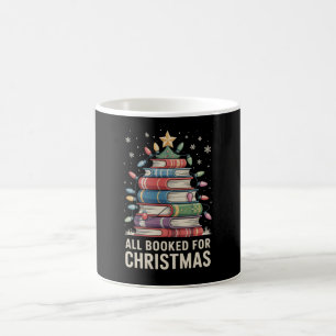 Allemaal geboekt voor Kerst Boek Kerstboom Vakanti Koffiemok
