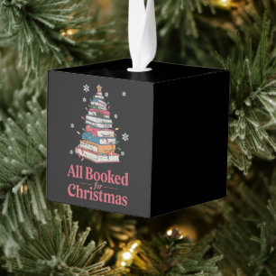 Allemaal geboekt voor kerstboek boom lichten kubus ornament