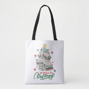 Allemaal geboekt voor Kerstmis Draagtas
