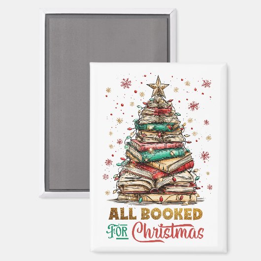 Allemaal geboekt voor Kerstmis Magneet (Voorkant / Achterkant)