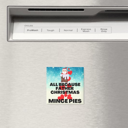 Allemaal omdat Father Christmas dol is op gehakte Magneet (Insitu (Vaatwasser))