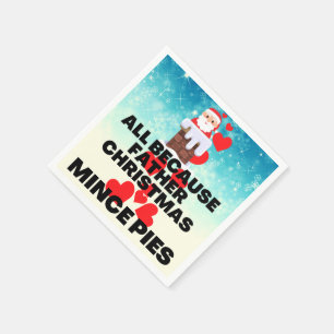 Allemaal omdat Father Christmas dol is op gehakte Servet