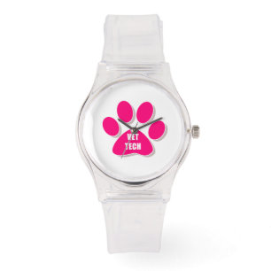ALLEMAAL ROZE! VET TECH HORLOGE