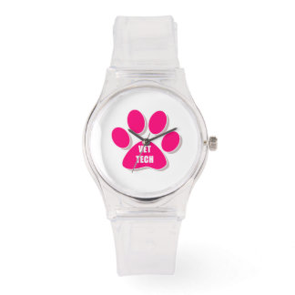ALLEMAAL ROZE! VET TECH HORLOGE