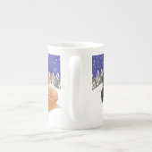 ALLEMAAL WIL IK XMAS - Chow Bone China mok (Achterkant)
