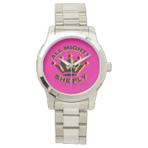 Allemachtig, ze vliegt