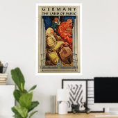 Allemagne - Affiches Vintage voyage (Bureau à domicile)