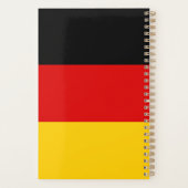 Allemagne Couleurs du drapeau Noir Rouge Or Person (Dos)