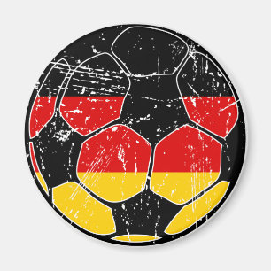 Allemagne de l'Ouest Magnets de balle de football