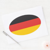 Allemagne Drapeau x20 autocollants drapeau alleman (Enveloppe)