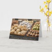 Allemagne Joyeux Noël invitation Marché de Noël (Fleur jaune)