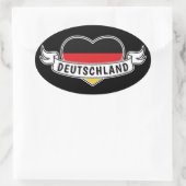 Allemagne Love stickers texte personnalisé (Sac)