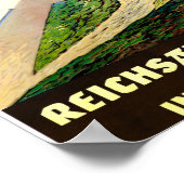 Allemagne Poster Vintage voyage restauré (Coin)