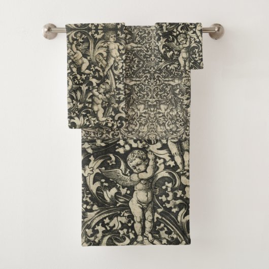 Allemagne Renaissance Cherub Angels Gold Brown (En situation)