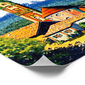 Allemagne vintage Munich Alpes bavaroises Affiche  (Coin)