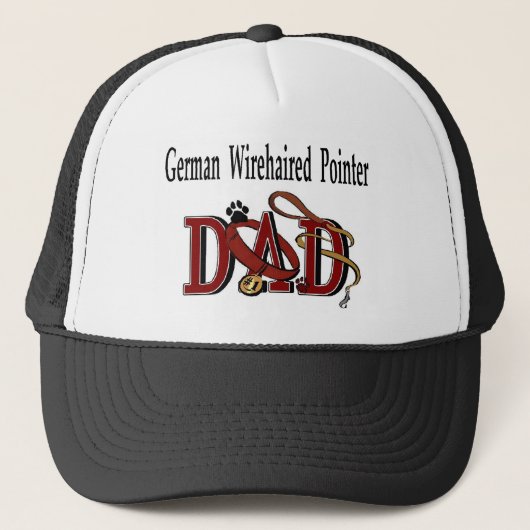 Allemand À poils durs Pointer papa Casquette (Devant)