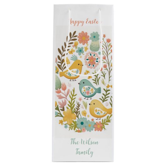 🐣 Allemand Oster Délicieux Vin 🌸 Sac cadeau (Devant)