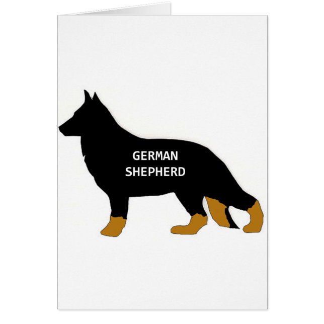Allemand Shepherd nom silo bi color (Devant)