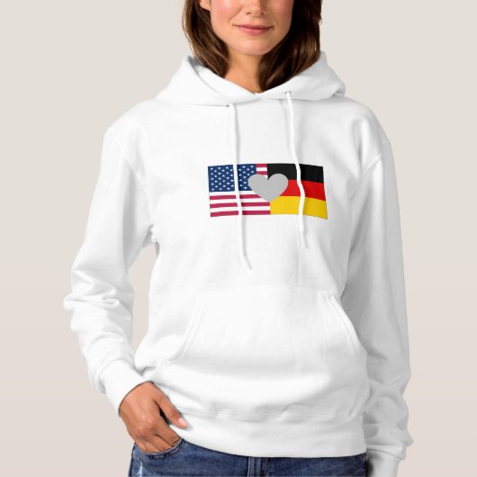 Allemand sweat - shirt à capuche américain (Devant)