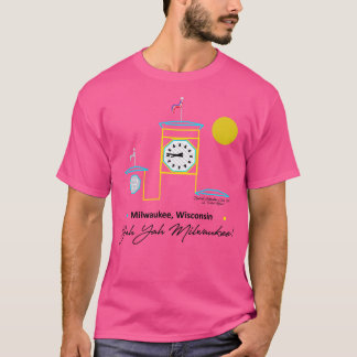 Allen Bradley Klokkentoren Poolse Maan MKE WI TShi T-shirt