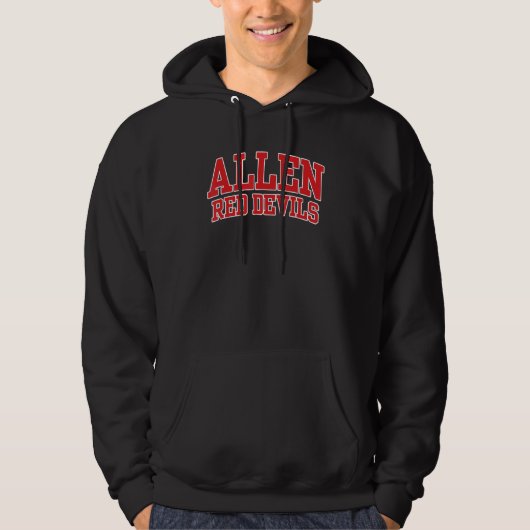 Allen Community College Red Devils 01 Hoodie (Voorkant)